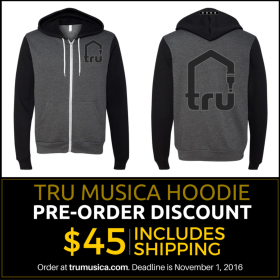 TRU HOODIE w/ Tru Skool Patch