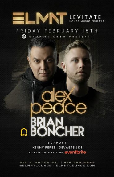 Alex Peace & Brian Boncher – Feb 15 Milwaukee, WI.