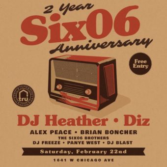 Sat Feb 22 | Six06 Cafe 2 Year Anniversary Party