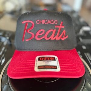 Chi Beat A-Frame Snapback – Red